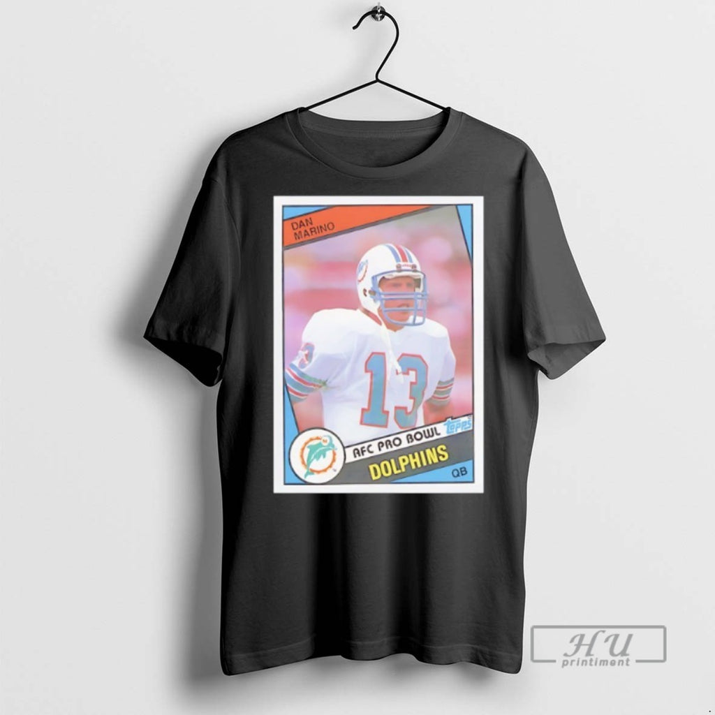 Limited Edition Miami Dolphins Dan Marino Afc Pro Bowl Graphic Tee Shirt Sweatshirt Hoodies