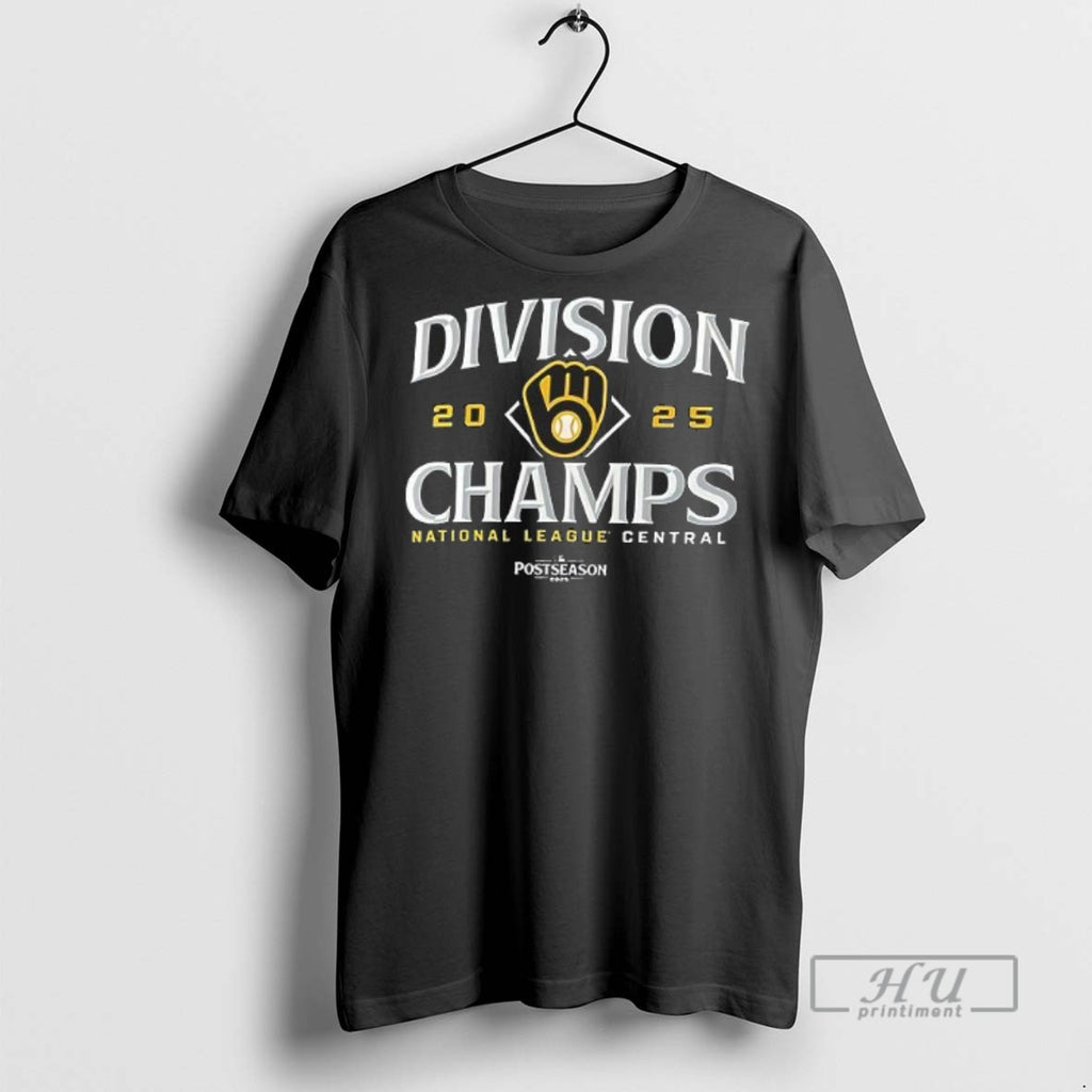 Limited Edition Milwaukee Brew 2025 National League Central Division Champs Graphic Tee Shirt Sweatshirt Hoodies