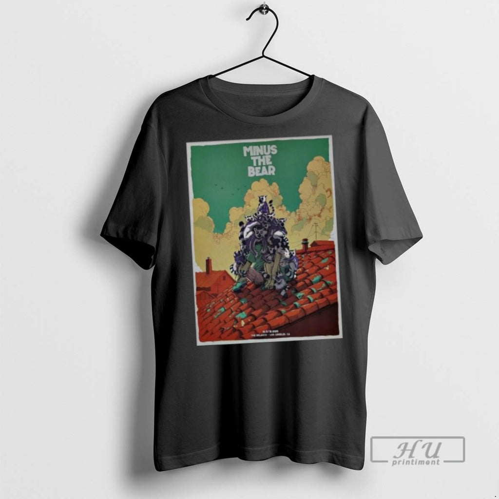 Limited Edition Minus The Bear October 11 12 2025 Los Angeles Ca Long Sleve Graphic