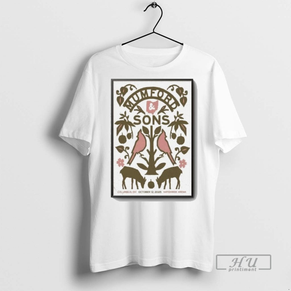 Limited Edition Mumford And Sons Columbus Oh October 12 2025 Graphic Tee Shirt Sweatshirt Hoodies