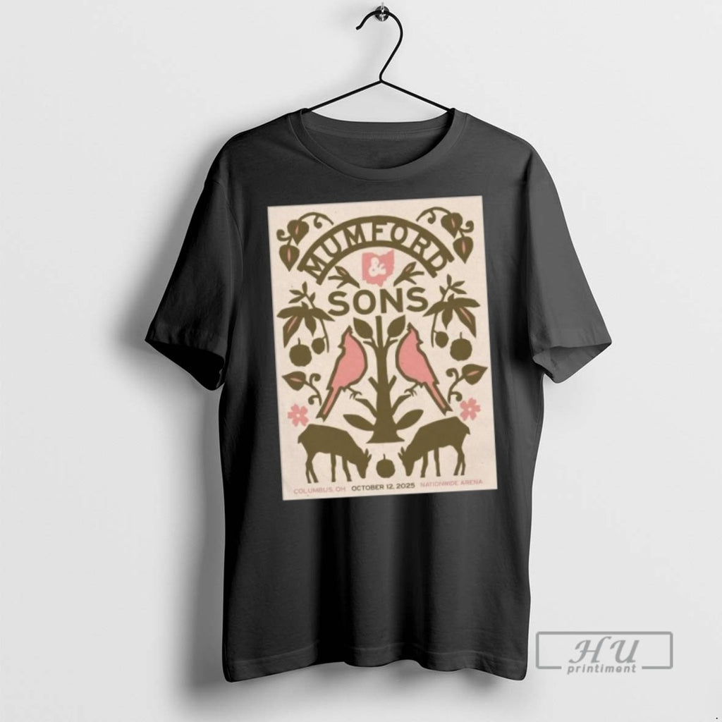 Limited Edition Mumford And Sons Columbus Oh October 12 2025 Long Sleve Graphic