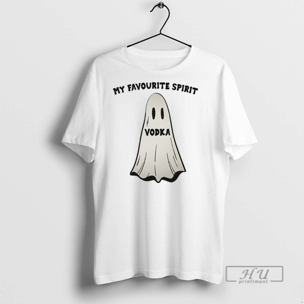 Limited Edition My Favourite Spirit Vodka Ghost Graphic Tee Shirt Sweatshirt Hoodies