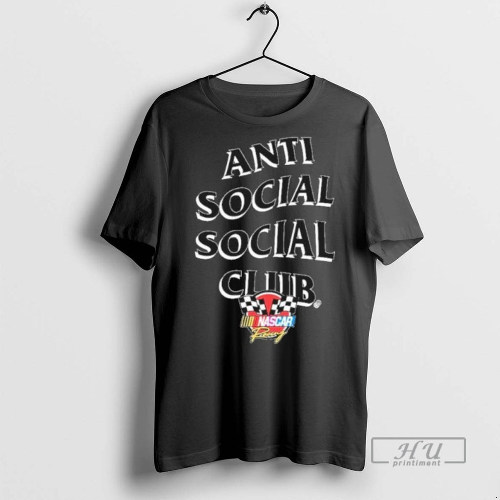 Limited Edition Nascar Motorsport Anti Social Social Club Graphic Tee Shirt Sweatshirt Hoodies