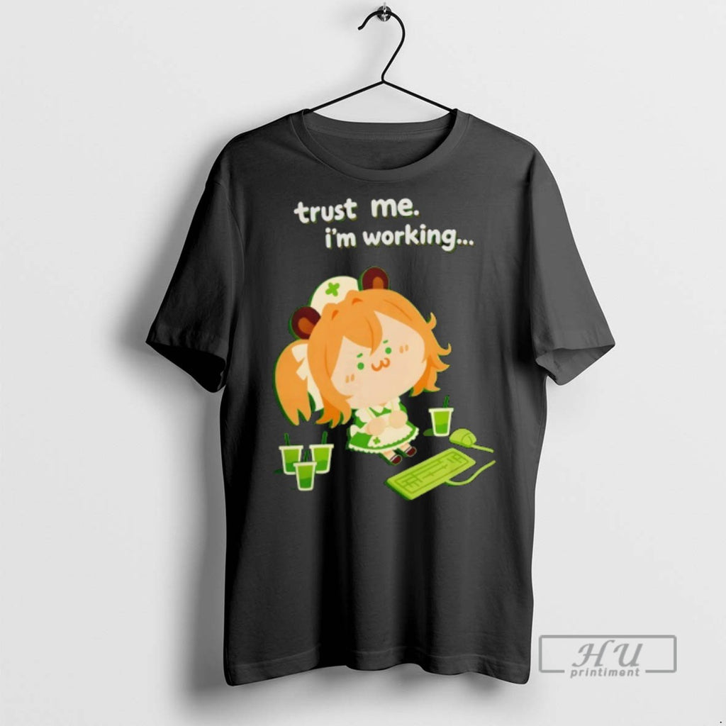 Limited Edition Nimi Nightmare Trust Me Im Working Graphic Tee Shirt Sweatshirt Hoodies
