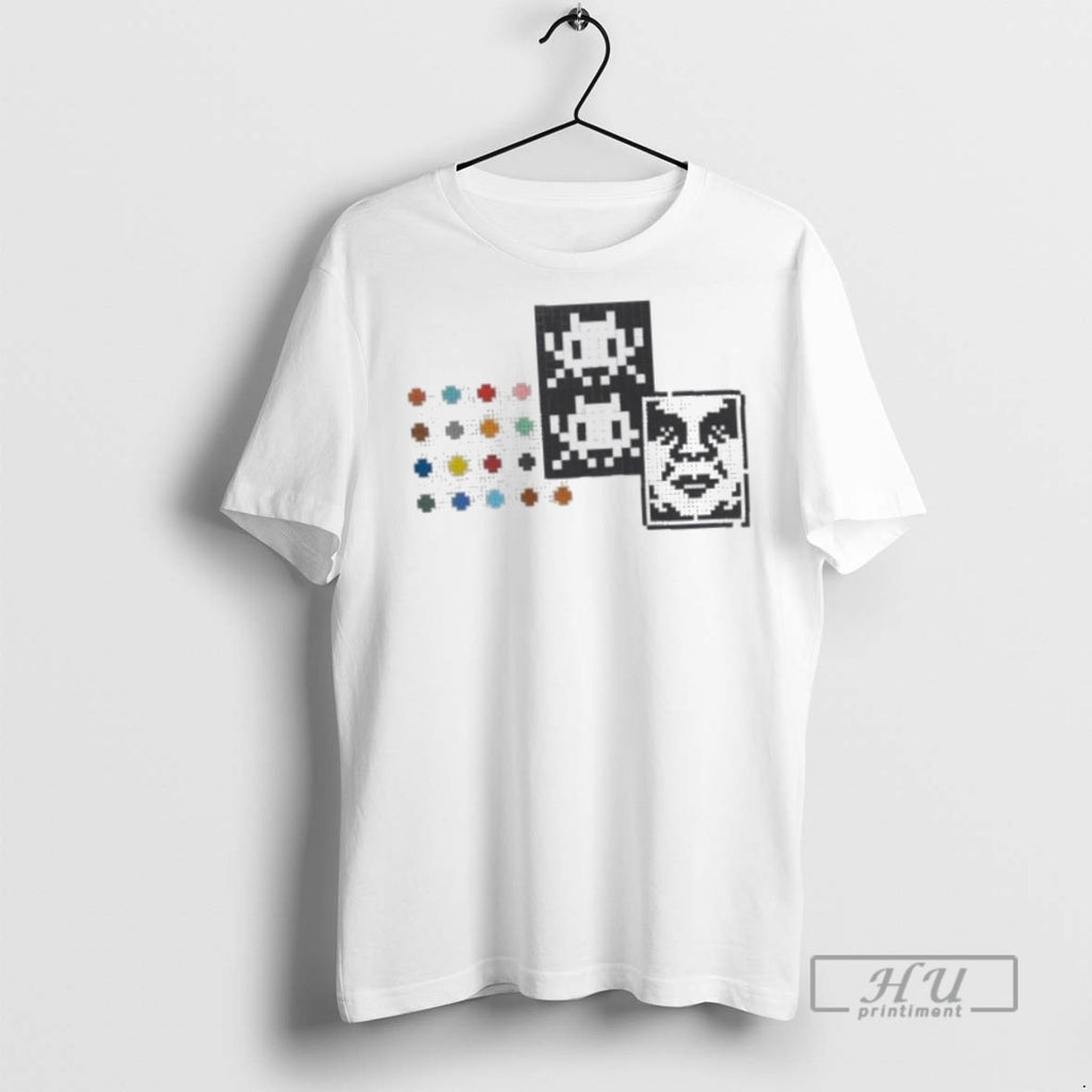 Limited Edition Obey Triple Trouble Classic Graphic Tee Shirt Sweatshirt Hoodies