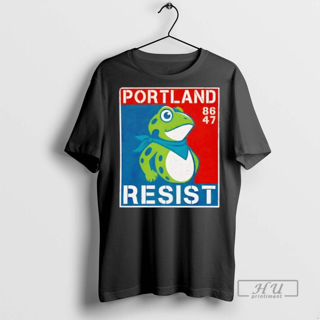Limited Edition Portland 86 47 Resist Frog Graphic Tee Shirt Sweatshirt Hoodies