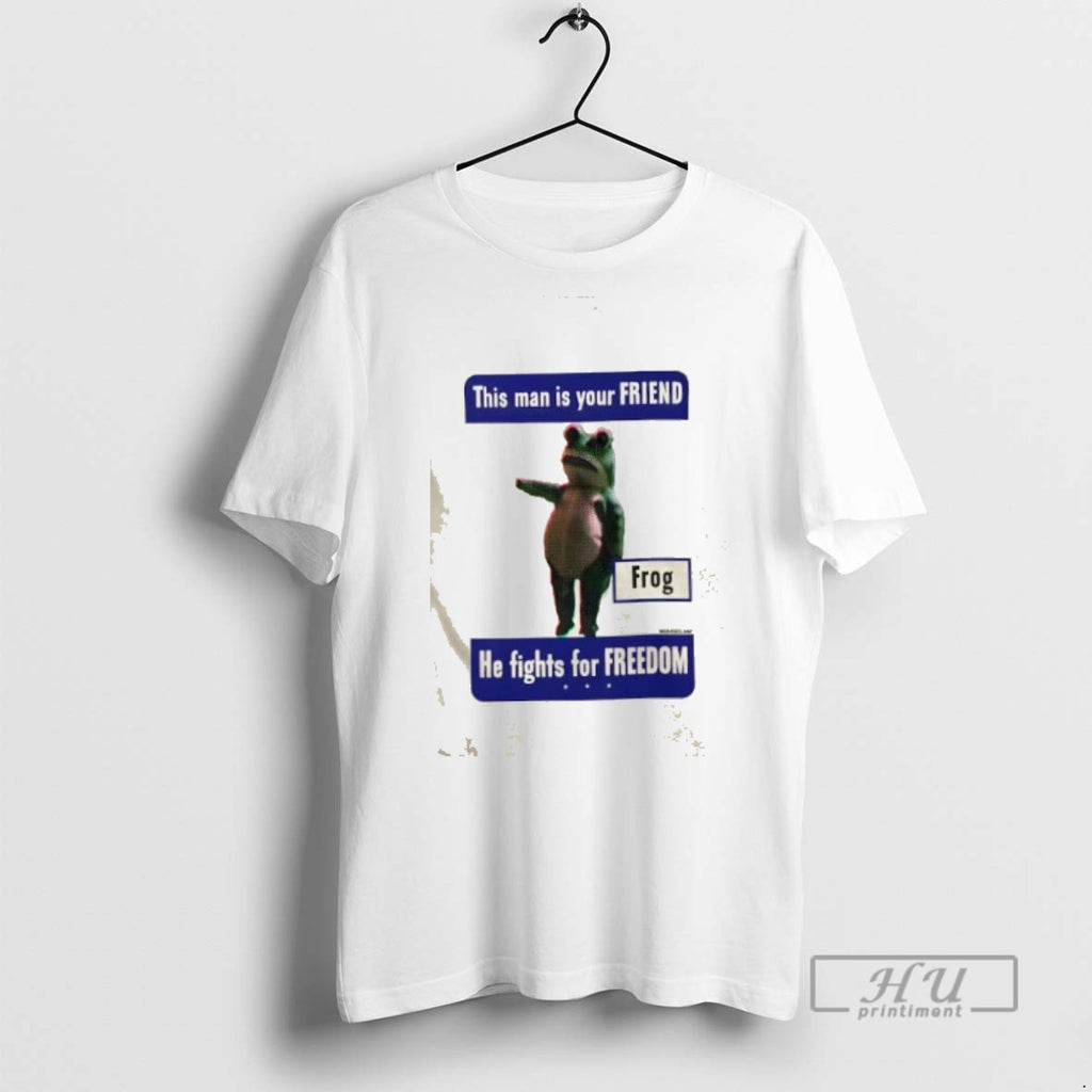 Limited Edition Portland Frog Anti Ice This Man Is Your Friend He Fights For Freedom