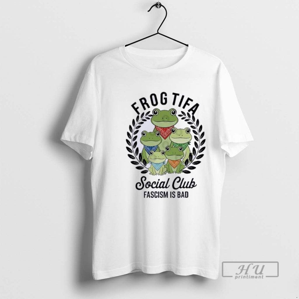 Limited Edition Portland Frog Frogtifa Social Club Graphic Tee Shirt Sweatshirt Hoodies