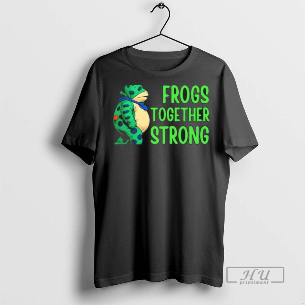 Limited Edition Portland Frog Protest Frogs Together Strong Graphic Tee Shirt Sweatshirt Hoodies