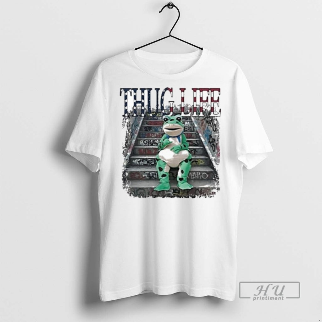 Limited Edition Portland Frog Protest Thug Life Usa Graphic Tee Shirt Sweatshirt Hoodies