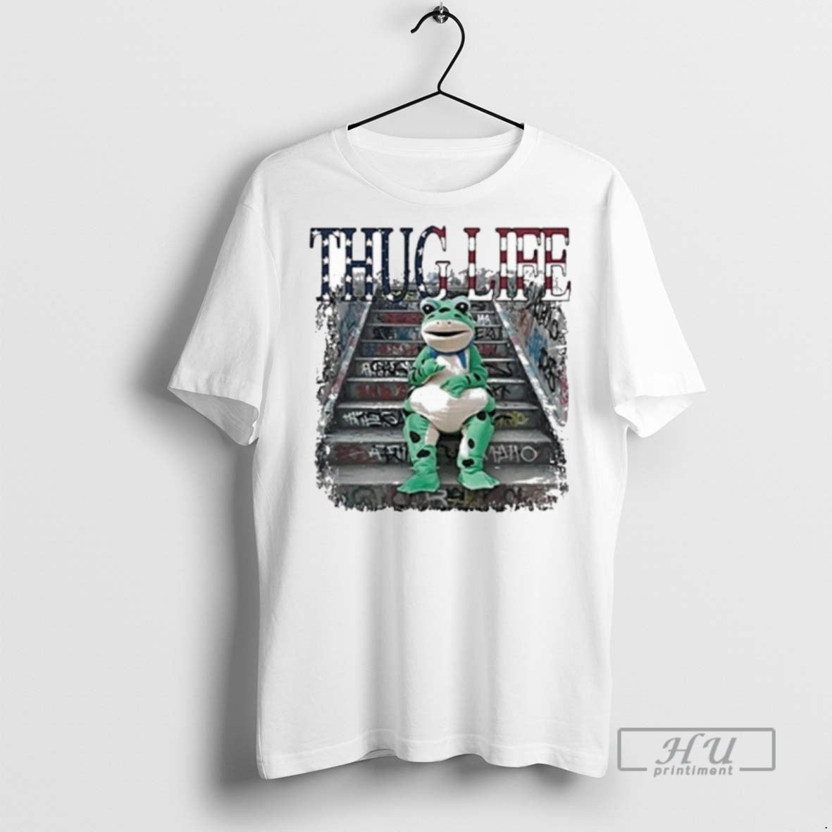 Limited Edition Portland Frog Protest Thug Life Usa Graphic Tee Shirt Sweatshirt Hoodies