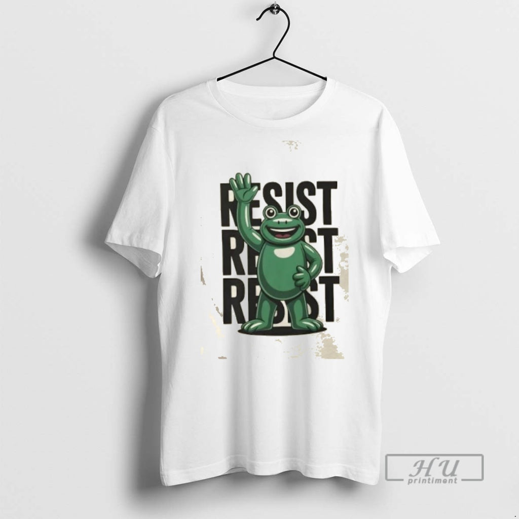 Limited Edition Portland Frog Resist Abolish Ice Activist Graphic Tee Shirt Sweatshirt Hoodies