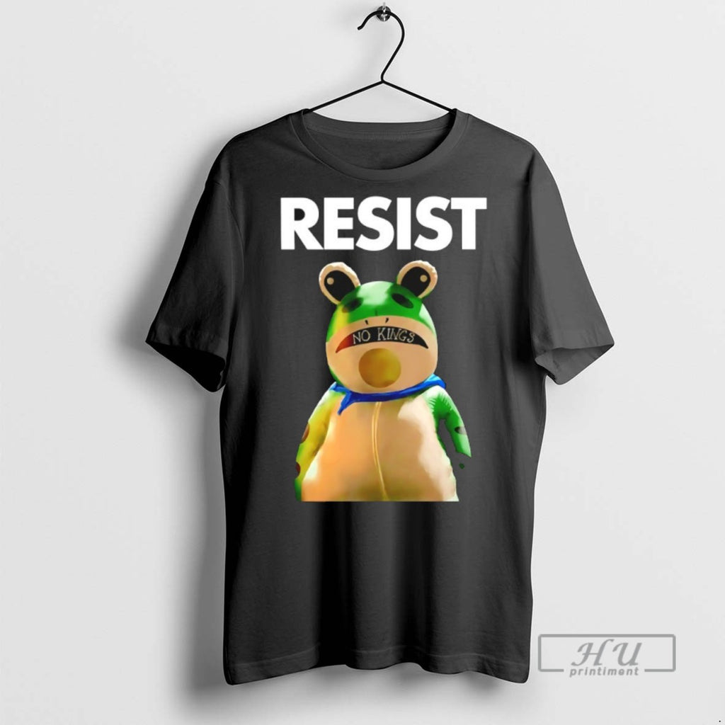 Limited Edition Portland Frog Resist No Kings Graphic Tee Shirt Sweatshirt Hoodies
