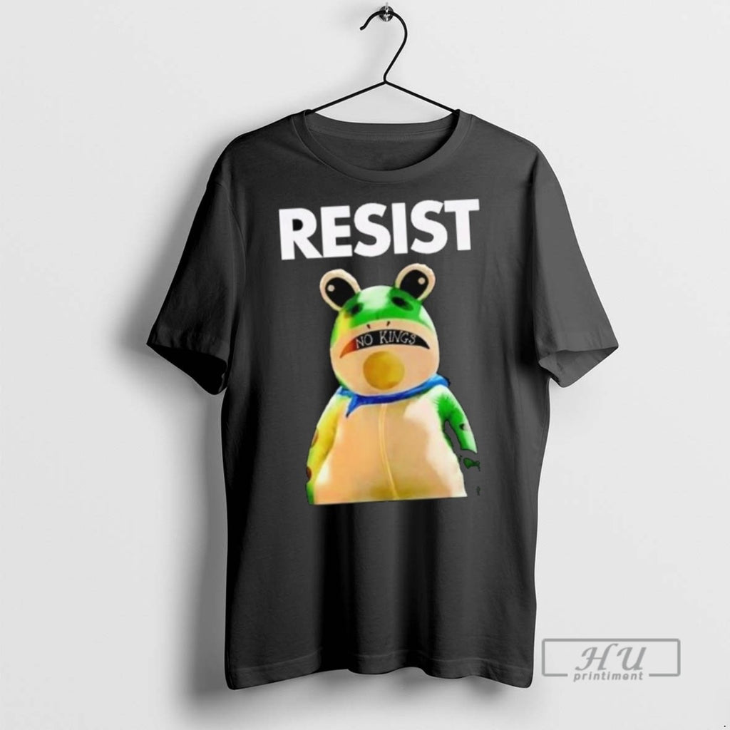 Limited Edition Portland Frog Resist No Kings Long Sleve Graphic Tee Shirt Sweatshirt Hoodies