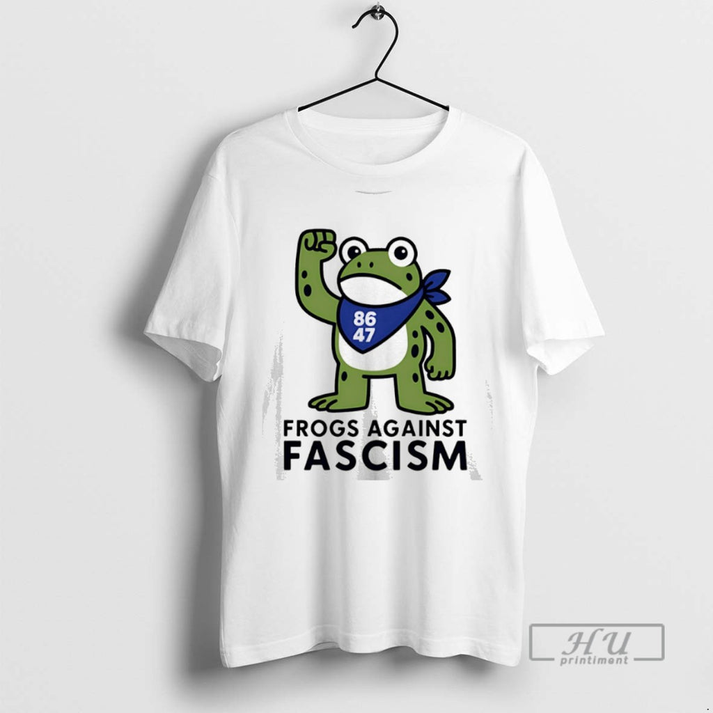 Limited Edition Portland Frog Against Fascism 86 47 Graphic Tee Shirt Sweatshirt Hoodies