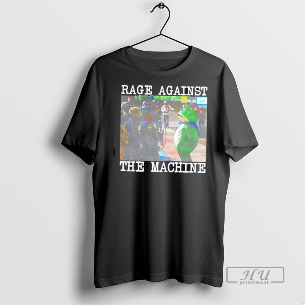 Limited Edition Portland Frog X Ice Rage Against The Machine Graphic Tee Shirt Sweatshirt Hoodies
