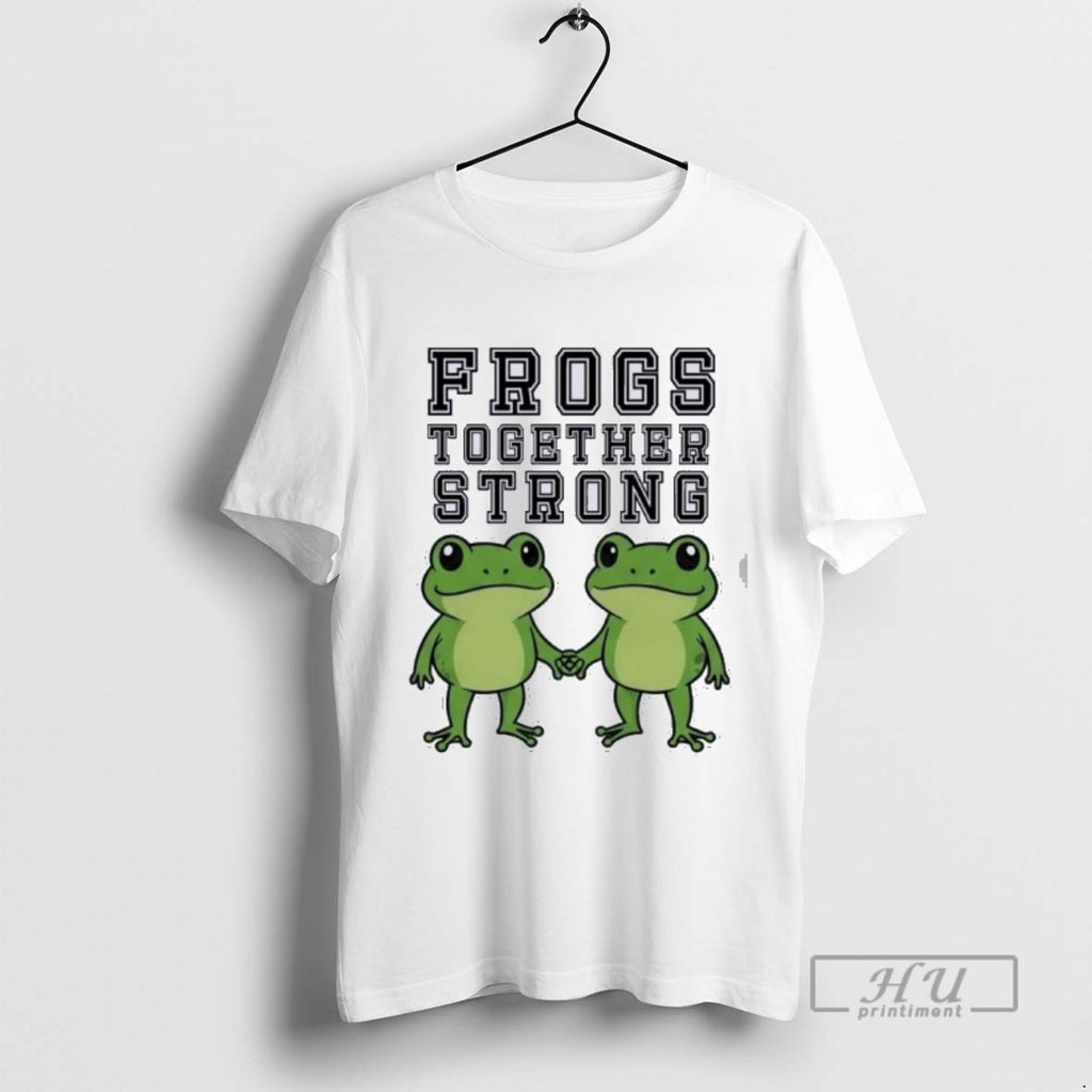 Limited Edition Portland Frogs Together Strong Graphic Tee Shirt Sweatshirt Hoodies