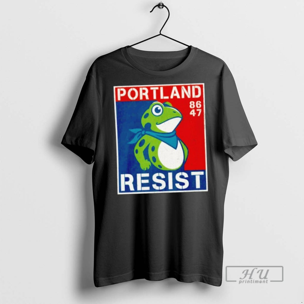 Limited Edition Portland Frog Resist Graphic Tee Shirt Sweatshirt Hoodies
