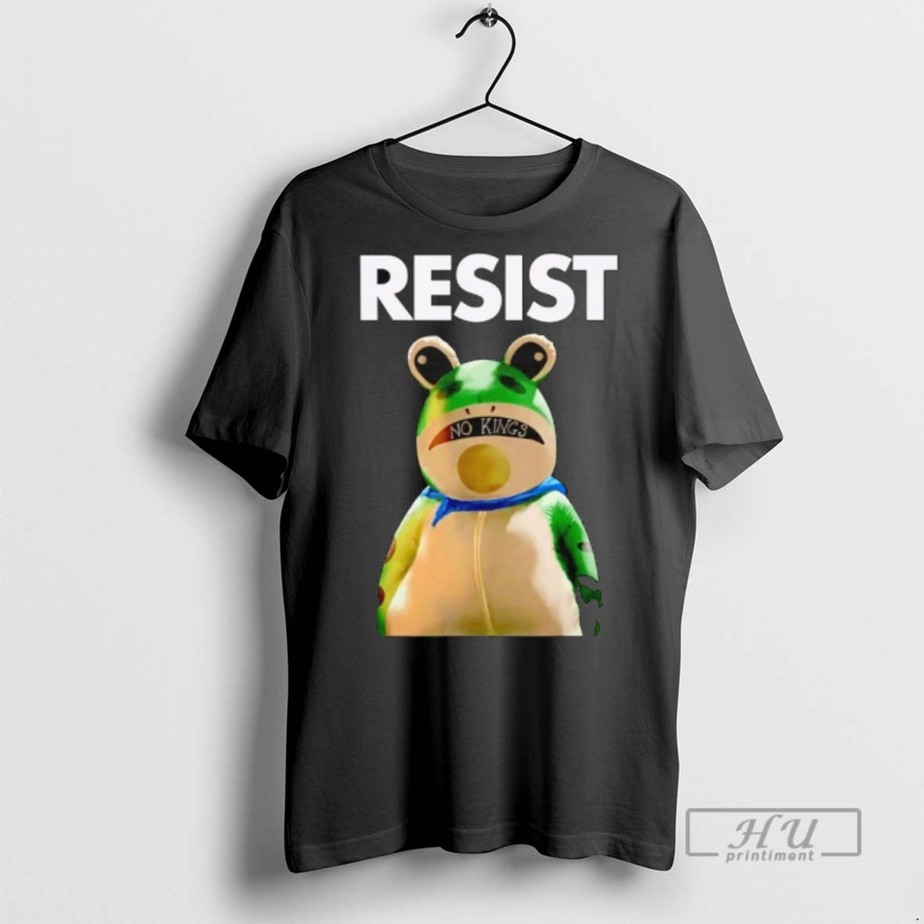 Limited Edition Portland Frog Resist No Kings Graphic Tee Shirt Sweatshirt Hoodies 2