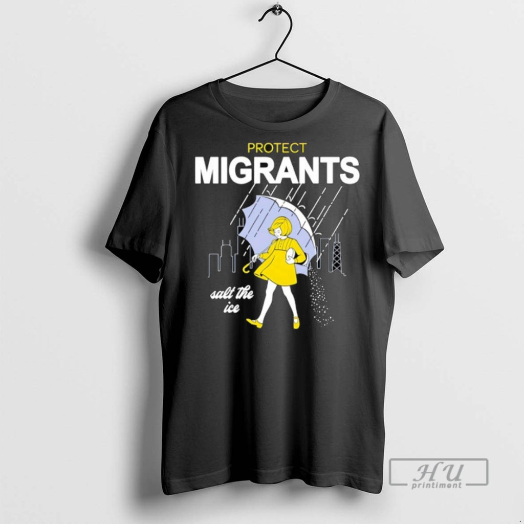 Limited Edition Protect Migrants Salt The Ice Style Morton Salt Graphic Tee Shirt Sweatshirt Hoodies