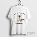 Limited Edition Raccoon How Do I Turn This Brain Off Graphic Tee Shirt Sweatshirt Hoodies