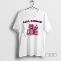 Limited Edition Raccoon Trash Girl Dinner Graphic Tee Shirt Sweatshirt Hoodies