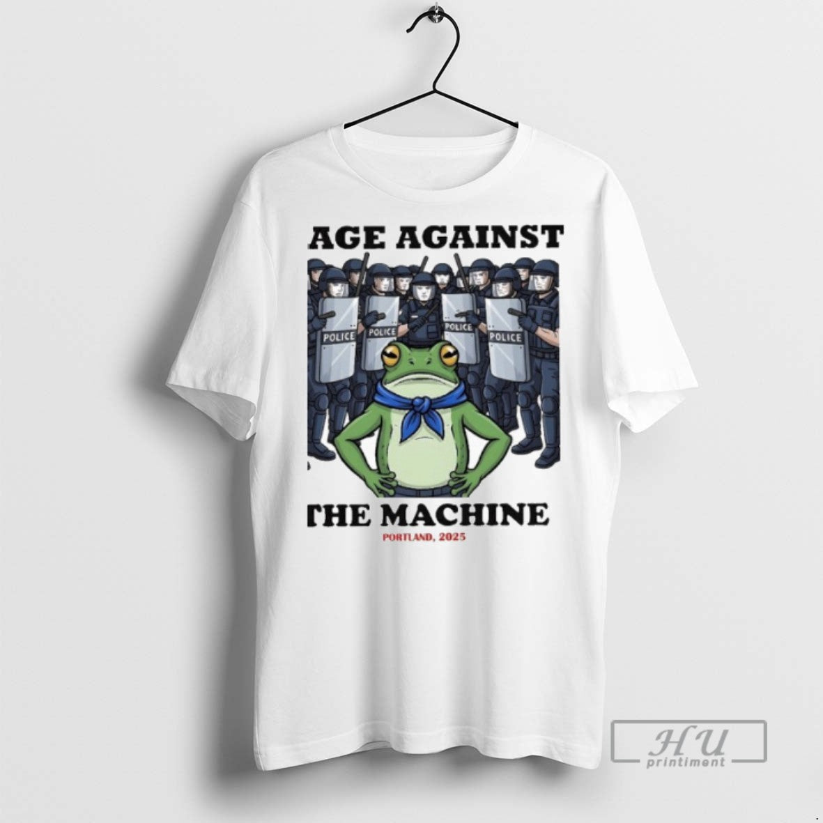Limited Edition Rage Against The Machine Frog Portland 2025 Graphic Tee Shirt Sweatshirt Hoodies