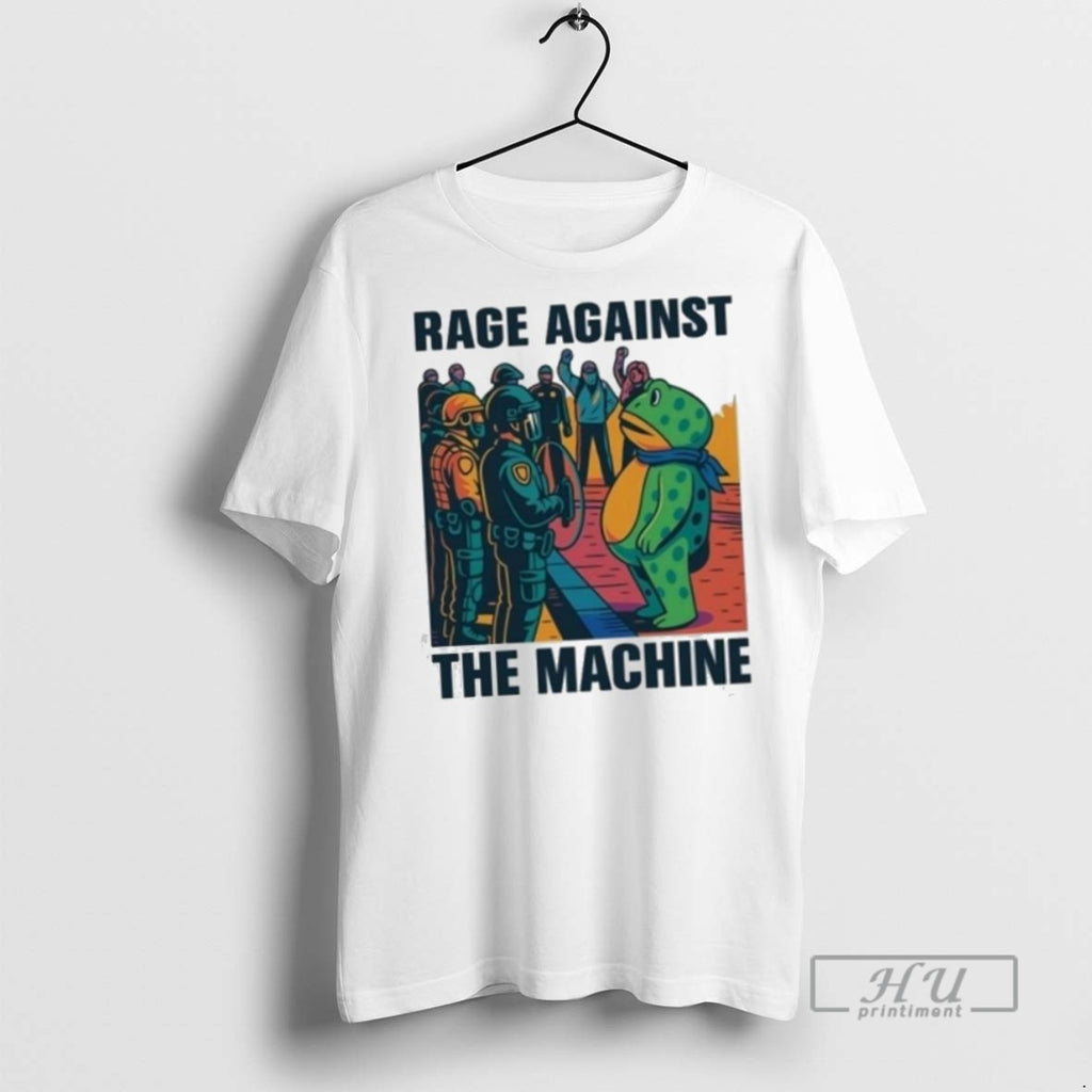 Limited Edition Rage Against The Machine Protest Frog Graphic Graphic Tee Shirt Sweatshirt Hoodies
