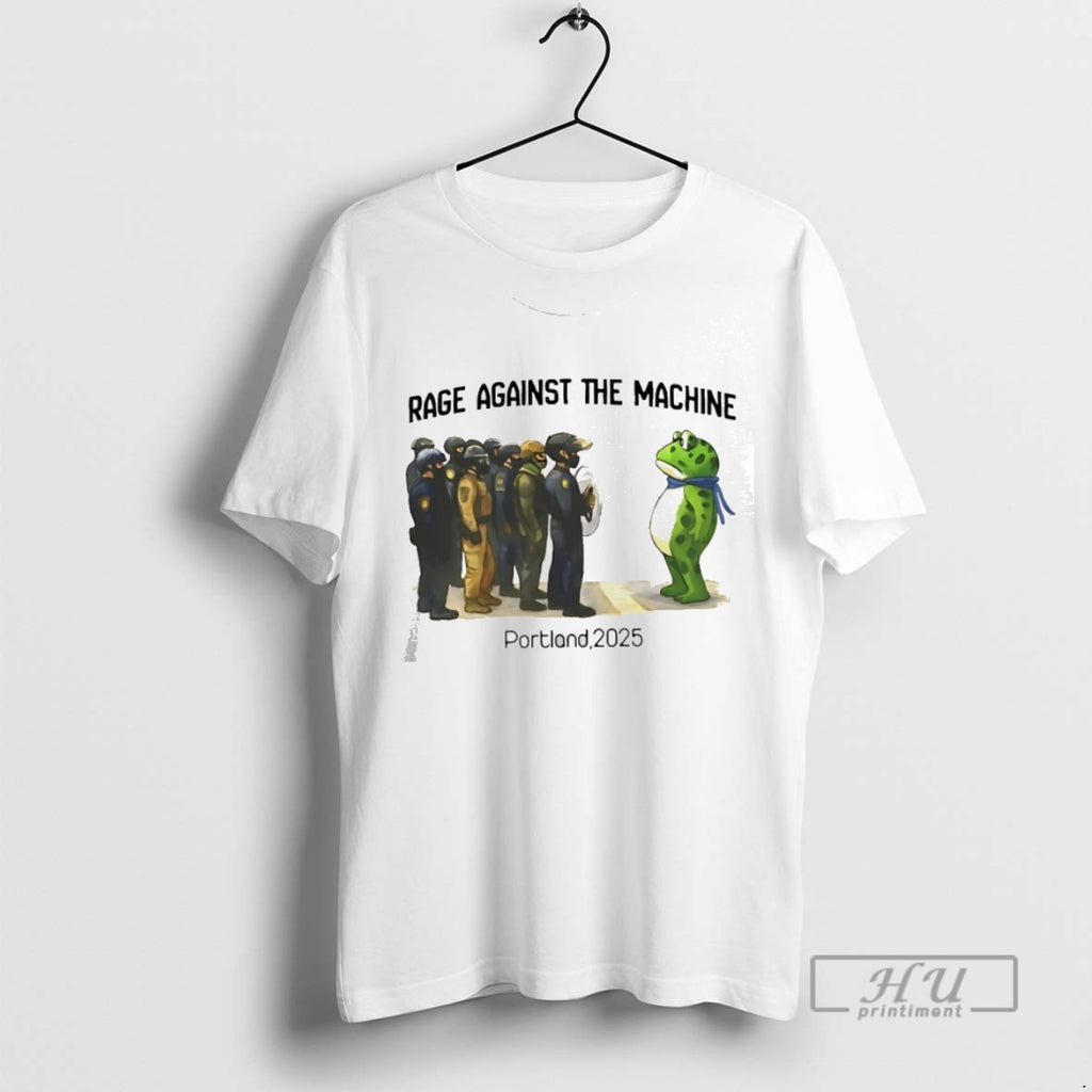 Limited Edition Rage Against The Machine Portland Frog 2025 Graphic Tee Shirt Sweatshirt Hoodies