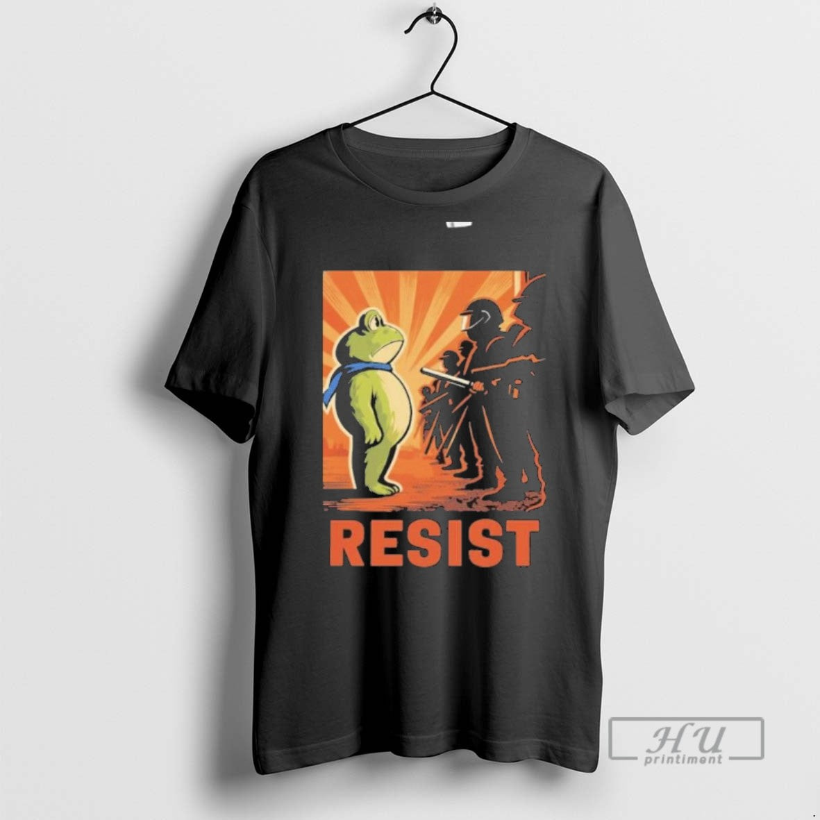Limited Edition Resist Frog Activist Portland Graphic Tee Shirt Sweatshirt Hoodies