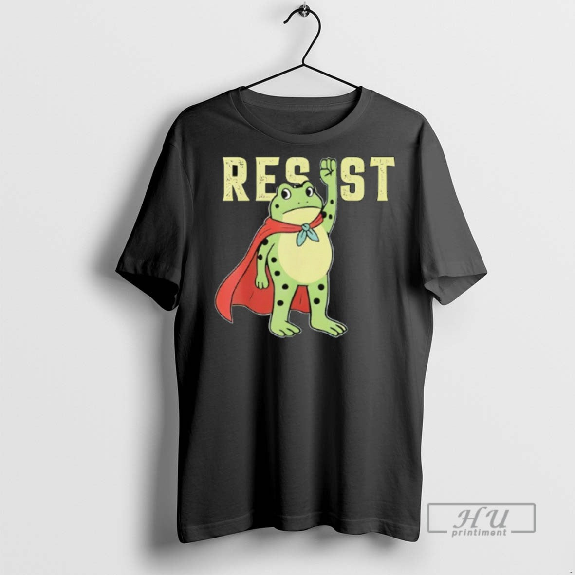 Limited Edition Resist Frog Portland Frog Protest Frog Graphic Tee Shirt Sweatshirt Hoodies