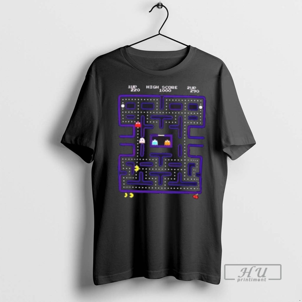 Limited Edition Retro Pac Man Arcade Classic Gamer Graphic Tee Shirt Sweatshirt Hoodies