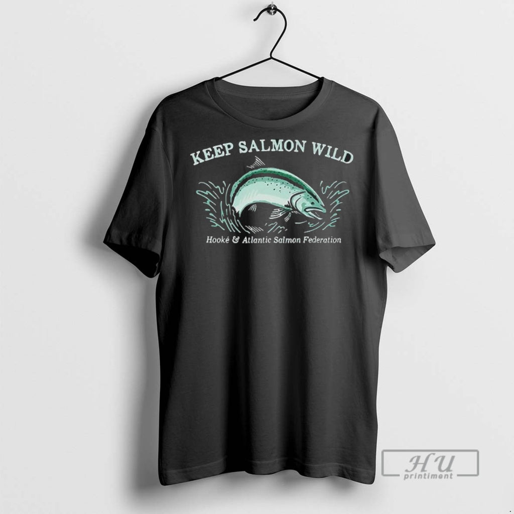 Limited Edition Seattle Mariners Keep Salmon Wild Hooke And Atlantic Salmon Federation Graphic
