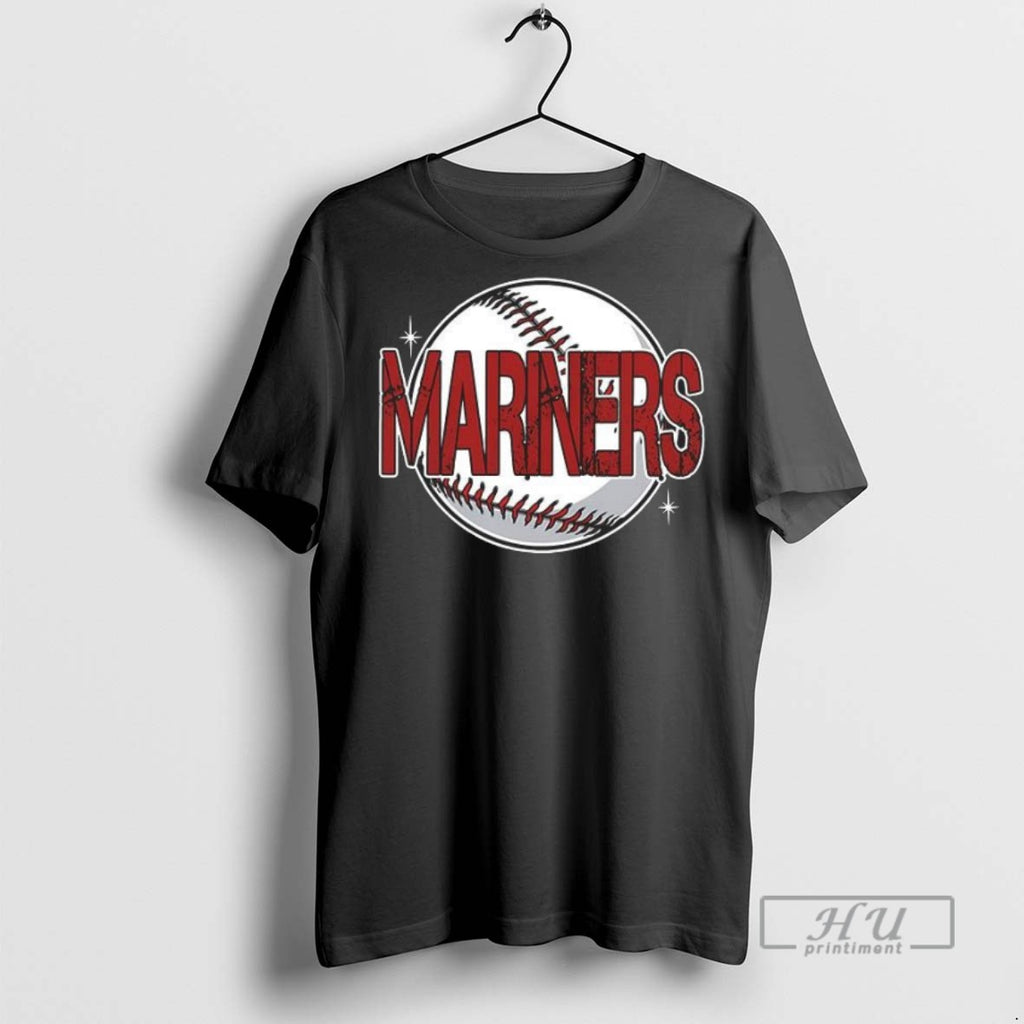 Limited Edition Seattle Mariners Mariners Baseball Mariners Ball Graphic Tee Shirt Sweatshirt Hoodies