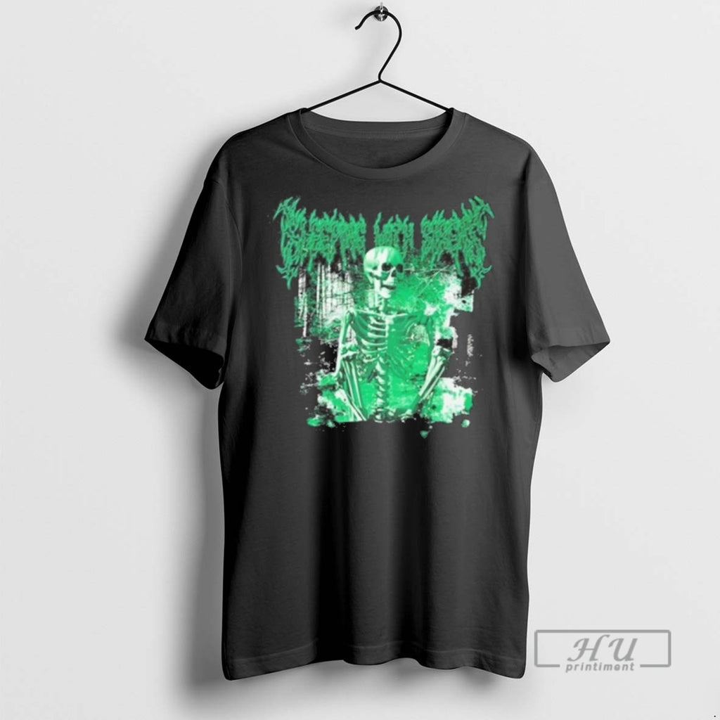 Limited Edition Sleeping With Sirens Dv Metal Skeleton Forest Graphic Tee Shirt Sweatshirt Hoodies