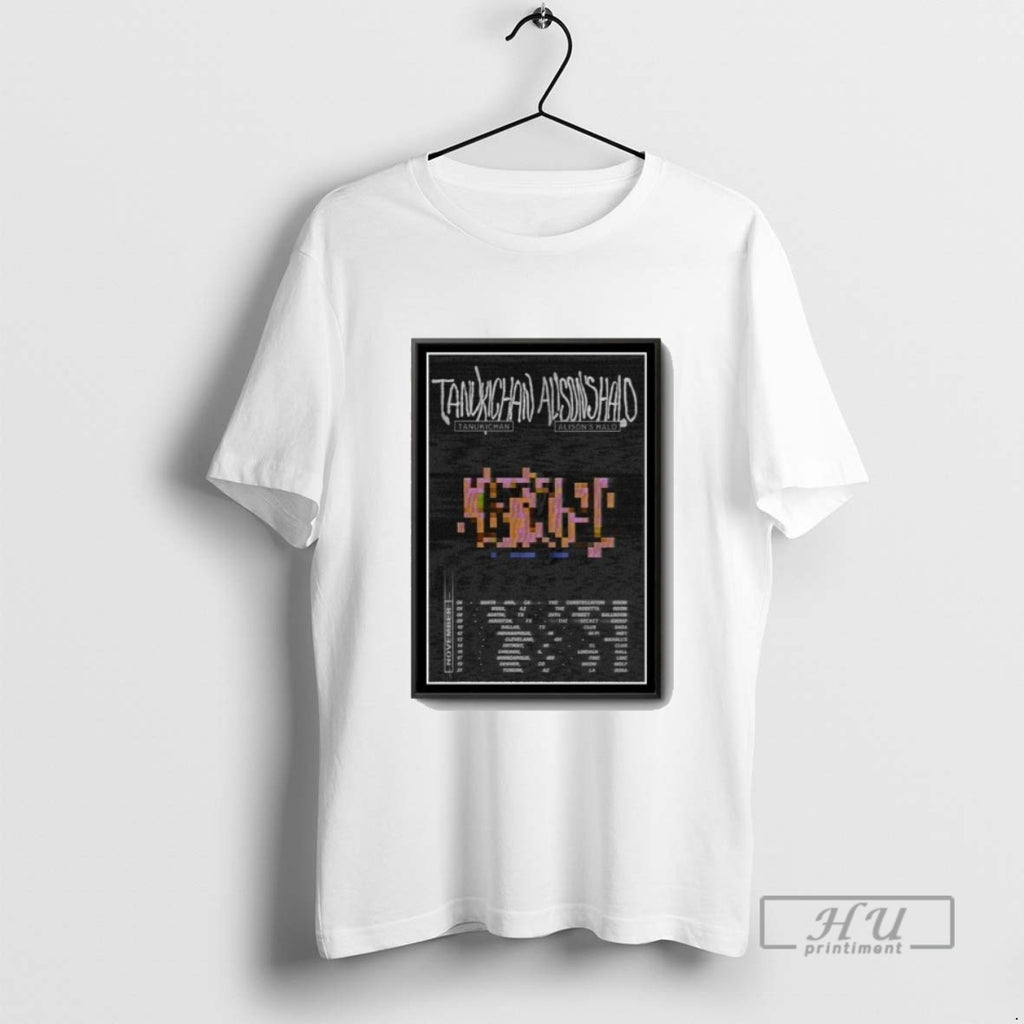 Limited Edition Tanukichan Alisons Halo November Show 2025 Graphic Tee Shirt Sweatshirt Hoodies