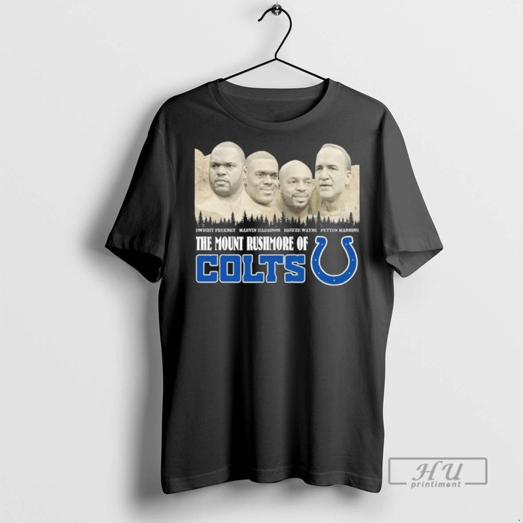 Limited Edition The Mount Rushmore Of Indianapolis Colts Legends Graphic Tee Shirt Sweatshirt Hoodies