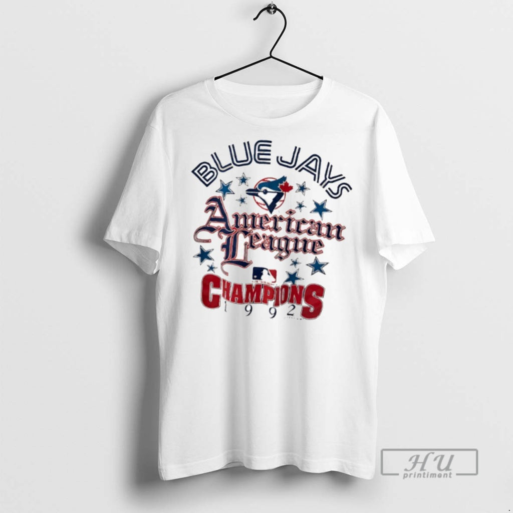 Limited Edition Toronto Blue Jays 1992 American League Champions Graphic Tee Shirt Sweatshirt Hoodies
