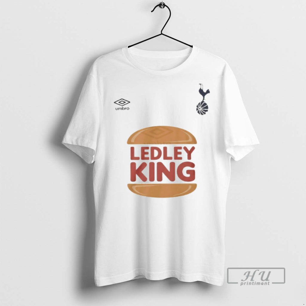 Limited Edition Tottenham Hotspur X Ledley King Hamburger Graphic Tee Shirt Sweatshirt Hoodies