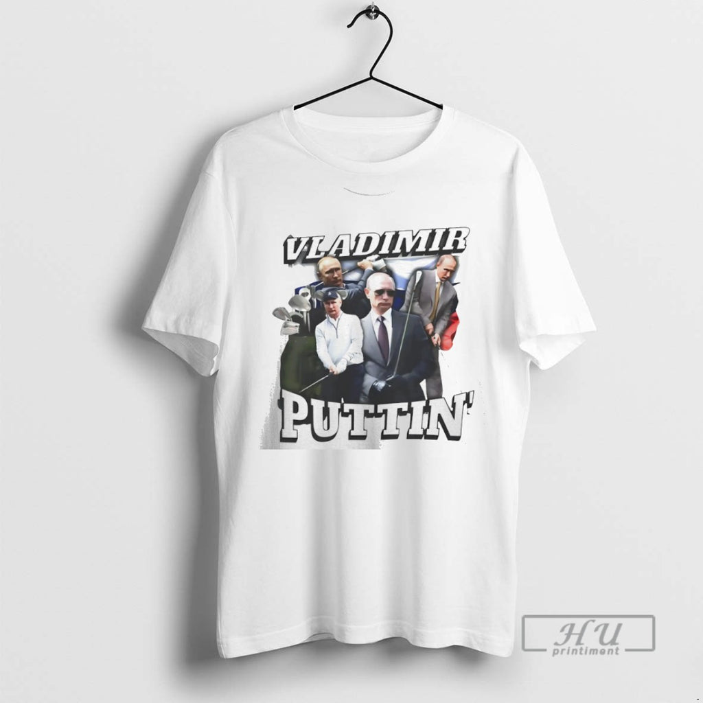 Limited Edition Vladimir Puttin Golf Graphic Tee Shirt Sweatshirt Hoodies