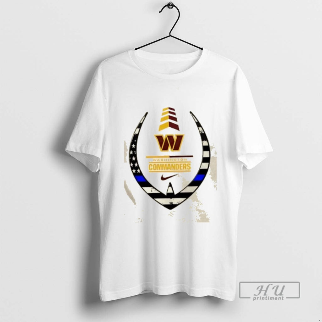 Limited Edition Washington Commanders Law Enforcement Appreciation Day 2 Sided Graphic Tee Shirt Sweatshirt Hoodies