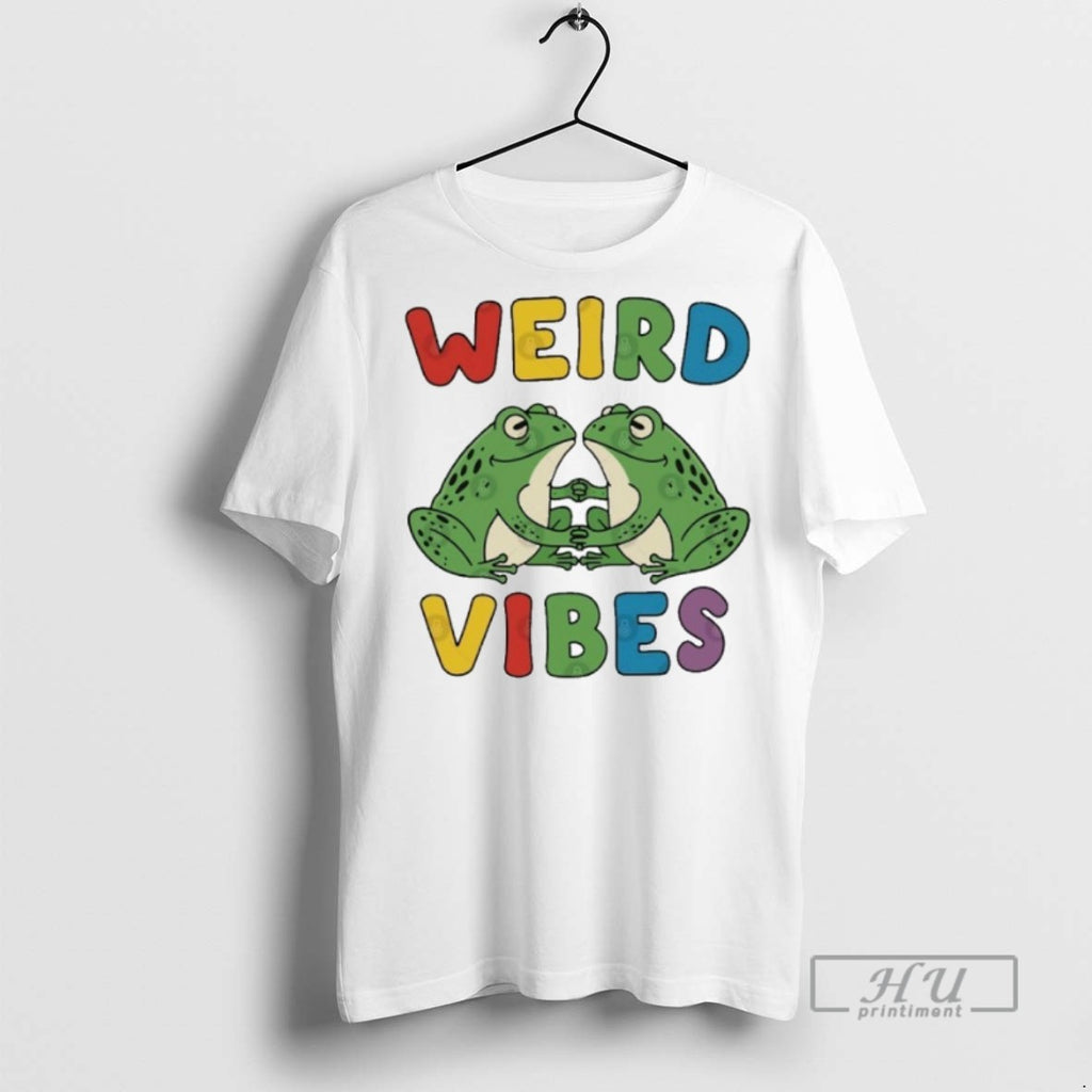 Limited Edition Weird Vibes Portland Frog Toad Graphic Tee Shirt Sweatshirt Hoodies