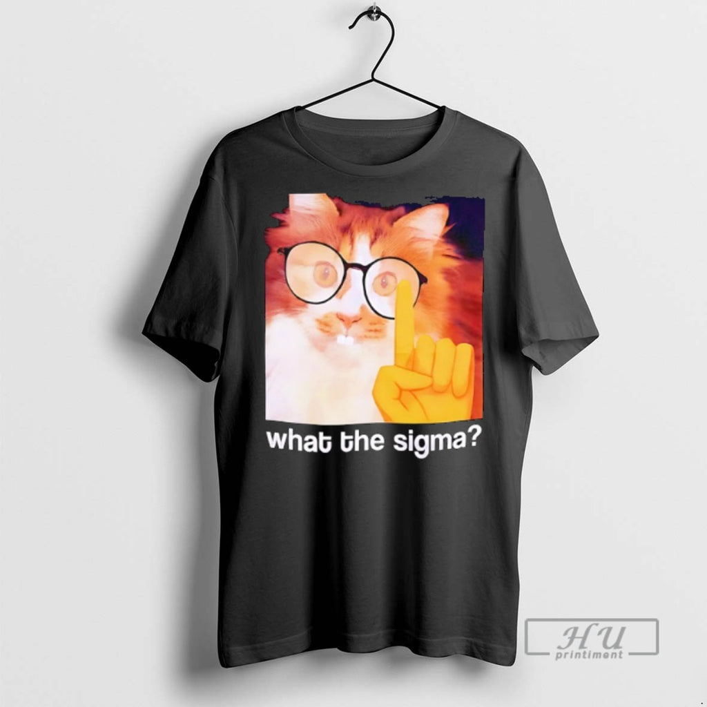 Limited Edition What The Sigma Cat Graphic Tee Shirt Sweatshirt Hoodies