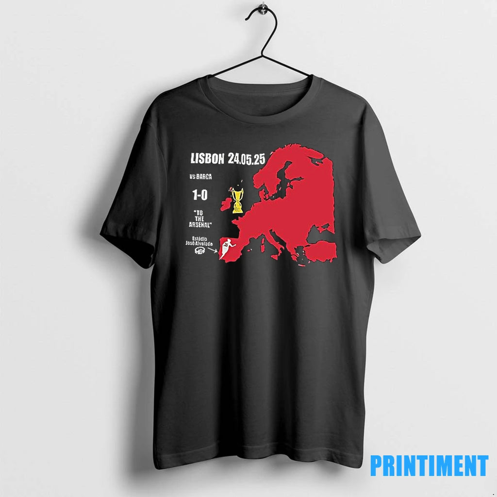 Lisbon Vs Barcelona We Went To Lisbon From North London Tshirts Sweater