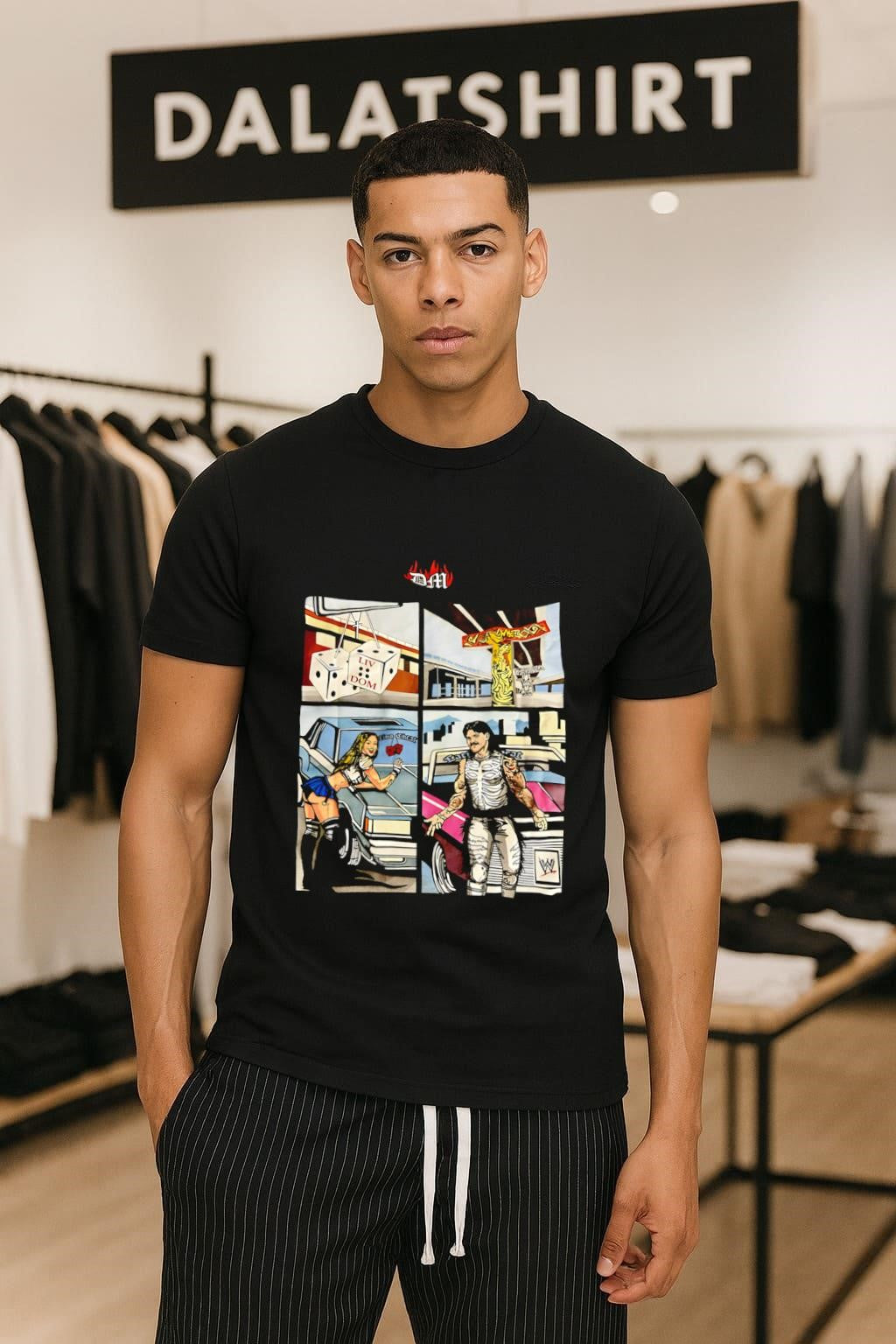 Liv Dom Latino Cheat Heat Lowrider Comic Art shirt