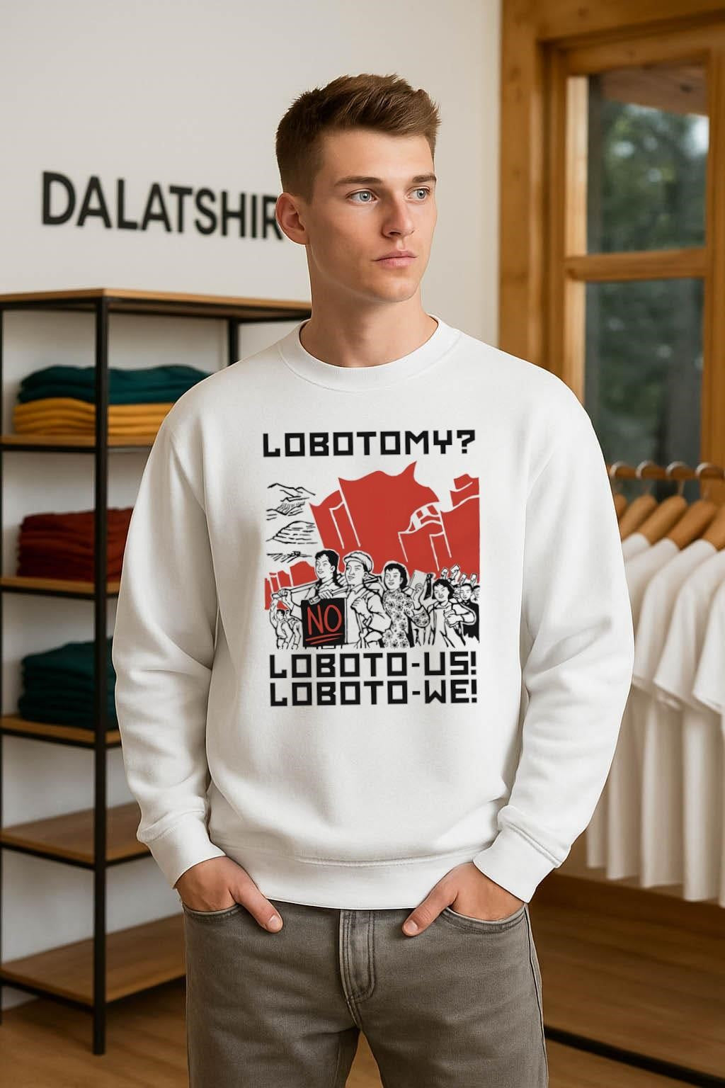 Lobotomy No Loboto-Us Loboto-We shirt