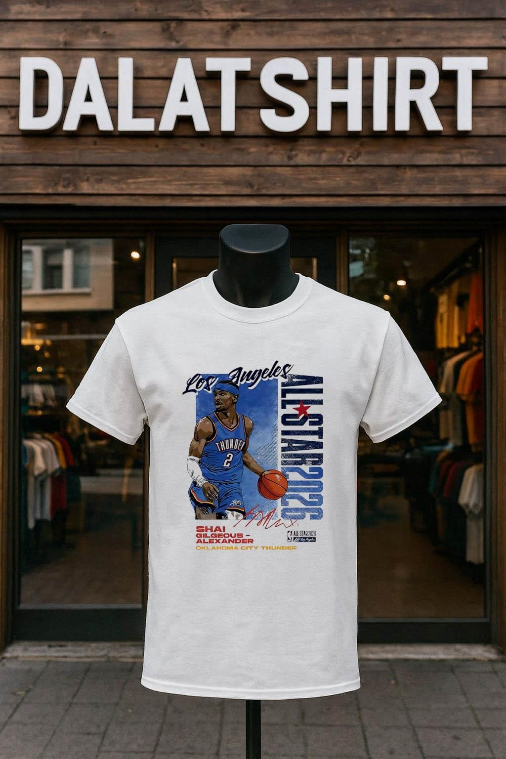 Los Angeles All Star 2026 Shai Gilgeous Alexander Oklahoma City Thunder shirt