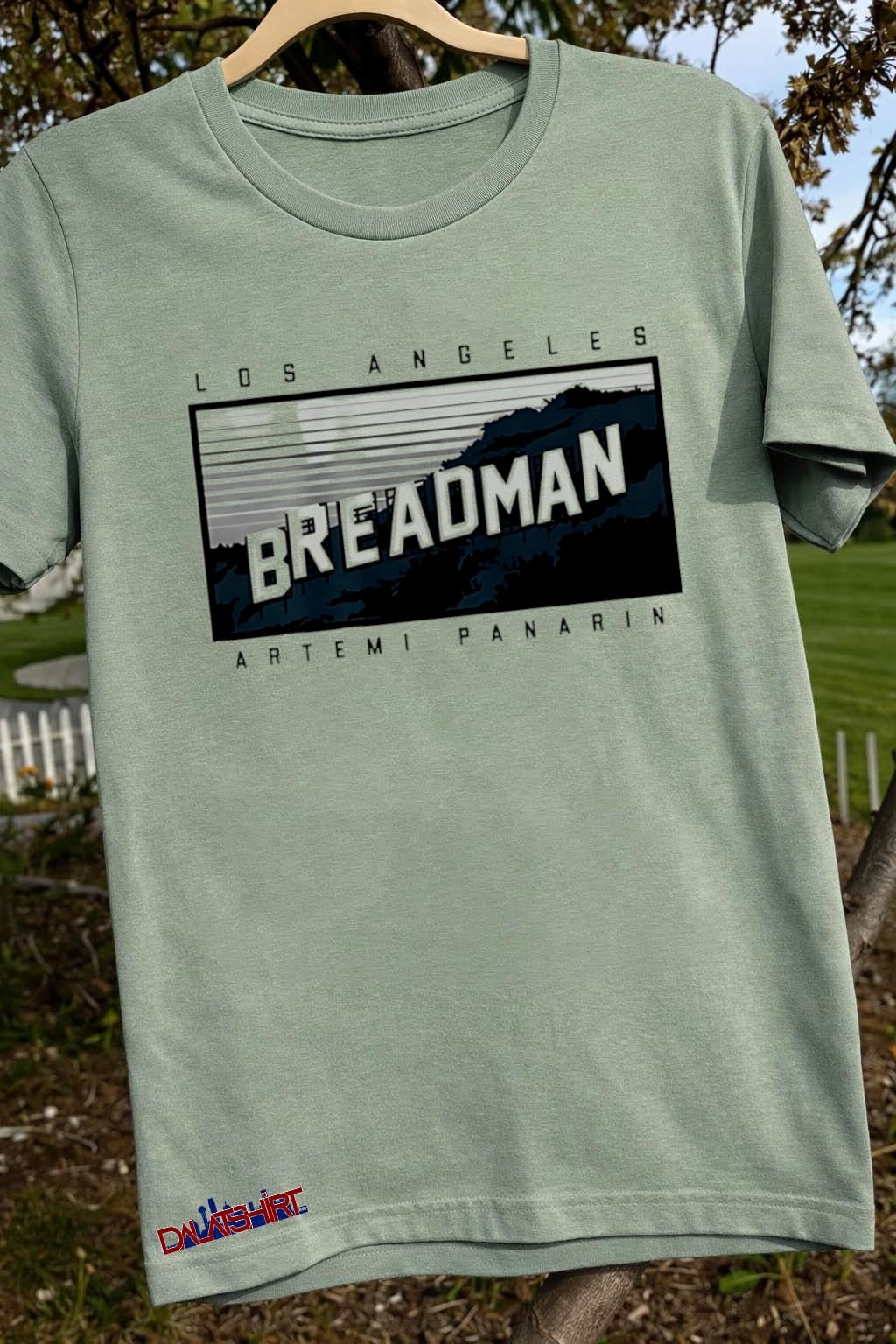 Los Angeles Artemi Panarin Breadman Hollywood Sign Parody Hockey shirt
