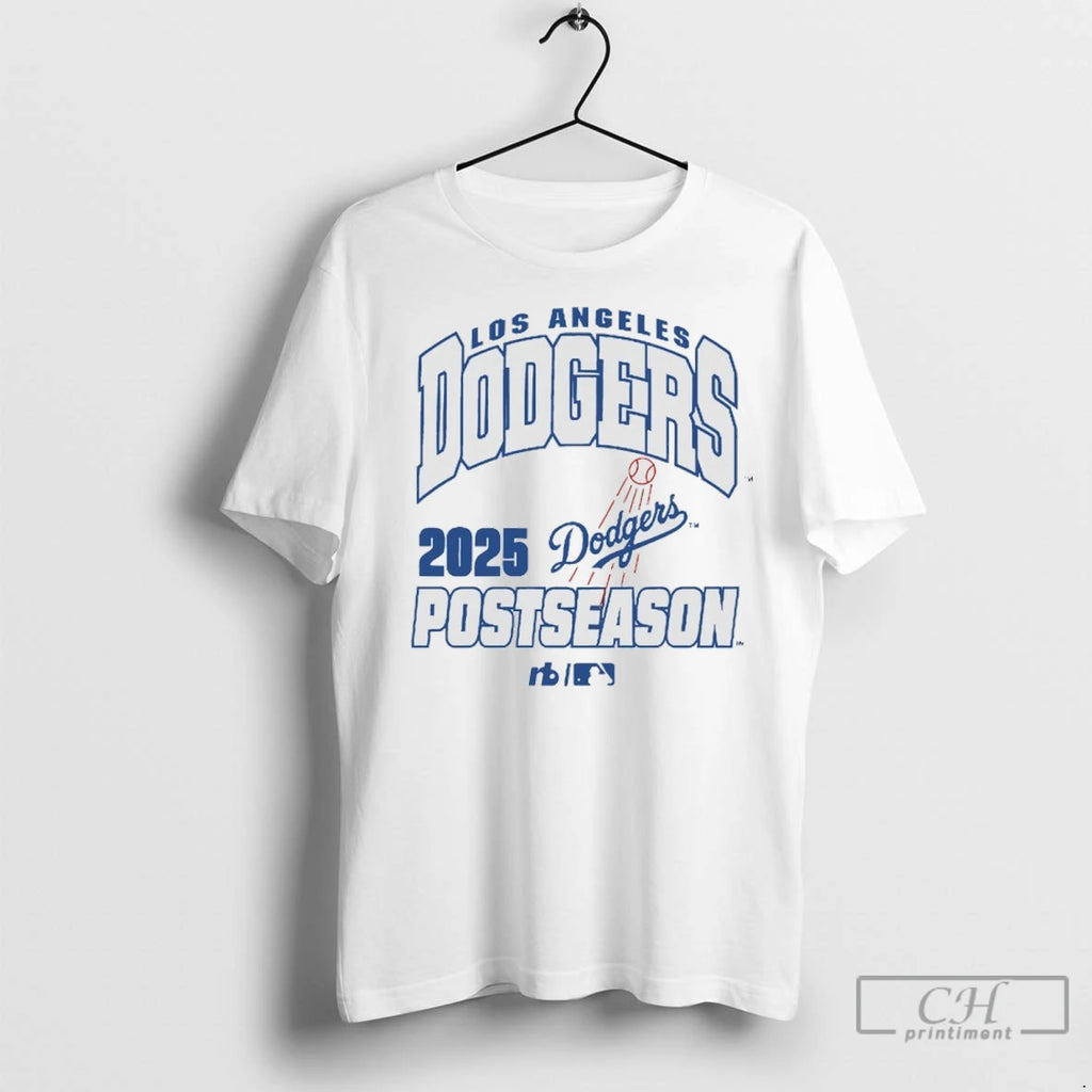 Los Angeles Dodgers Baseball 2025 Mlb Postseason Graphic T Shirts