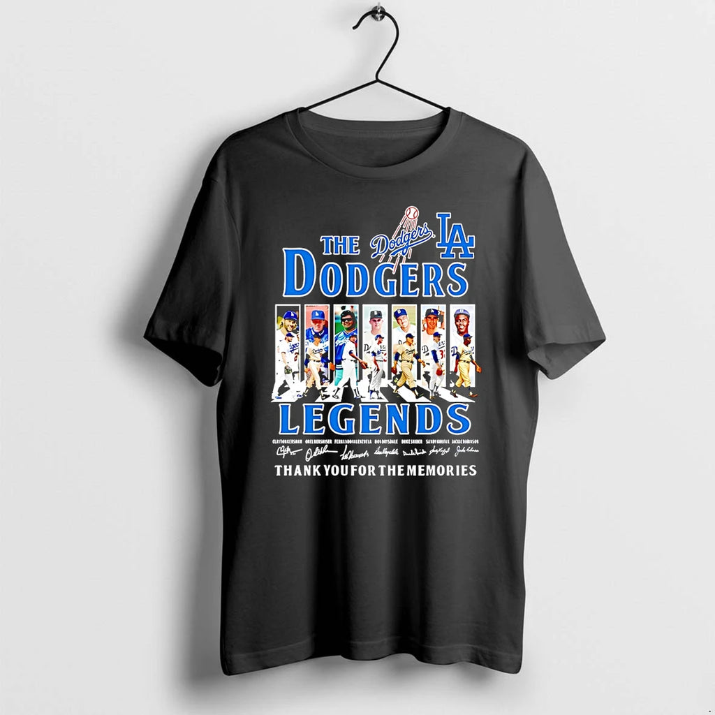 Los Angeles Dodgers Legends 2025 Thank You For The Memories Signatures Tshirts Sweater
